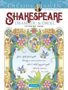 image of Creative Haven Shakespeare Dramatic & Droll Coloring Book