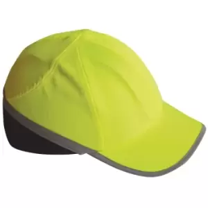Image of PW79YER - sz Hi-Vis Bump Cap - Yellow - Yellow - Portwest