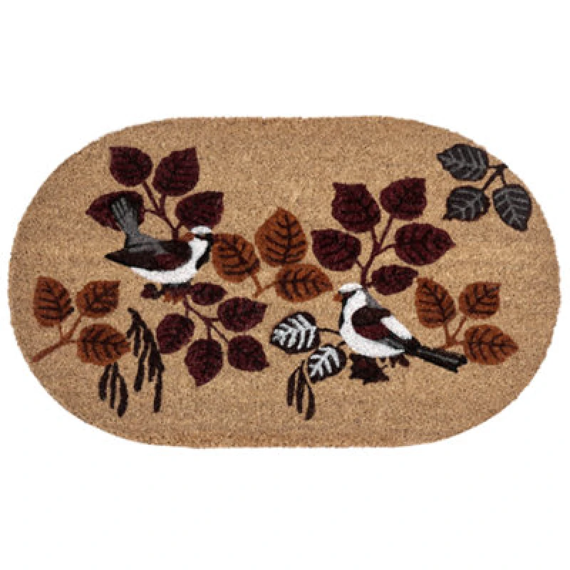 Image of Beliani Doormat Toolik Natural 50 X 80 Cm Bird Coir