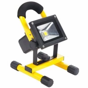 Image of Eterna Rechargeable 10W 600 Lumens Bright IP65 LED Site Flood Light