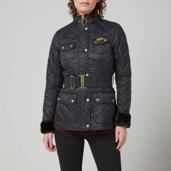 Image of Barbour International Womens Modern International Polarquilt Jacket - Black - UK 10