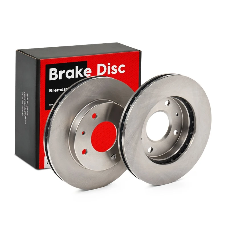 Image of STARK SKBD-0020227 Brake disc Front Axle, Vented, Cast Iron, Uncoated, Untreated, without bolts/screws Cast Iron Brake Disc (82)