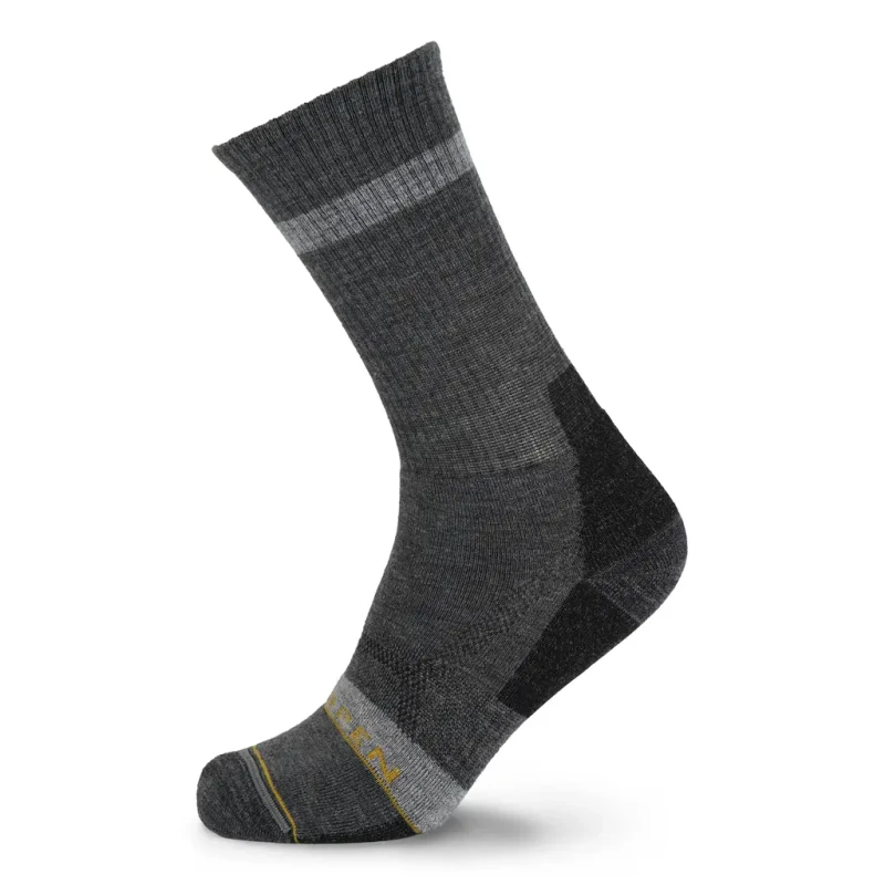 Image of Hiking Socks Lorpen Mhmcm Merino Hike Midweight Crew Gris Male 39/42