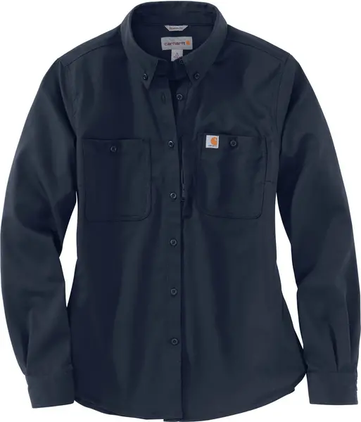 Image of Carhartt Rugged Professional Ladies Shirt, blue, Size XS for Women