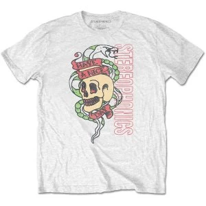Image of Stereophonics - Have A Nice Day Snake Unisex Large T-Shirt - White
