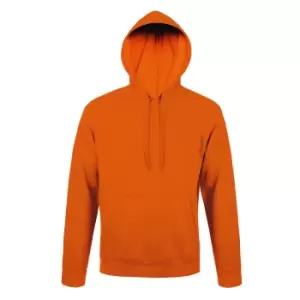 image of SOLS Snake Unisex Hooded Sweatshirt / Hoodie (3XL) (Orange)