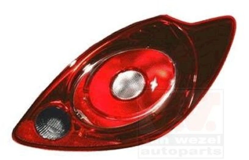 Image of VAN WEZEL 1873922 Rear light with bulb holder, Right Combination Rearlight (391)