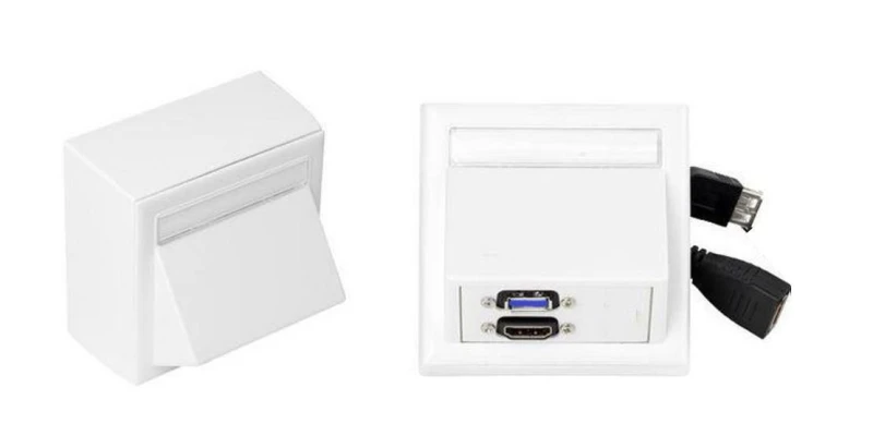 Image of Vivolink WI221261 socket-outlet HDMI + USB A White