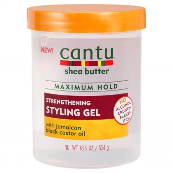 image of Cantu Shea Butter Max Hold Strengthening Styling Gel 18.5oz