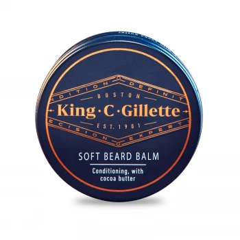 image of King C. Gillette Mens Soft Beard Balm, 100ml