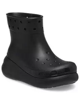 image of Crocs Classic Crush Boot - Black, Size 5, Women