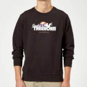 image of The Big Lebowski Treehorn Logo Sweatshirt - Black