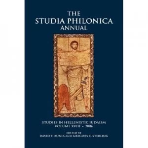 Image of Studia Philonica Annual Xviii 2006 by Gregory E Sterling Hardback