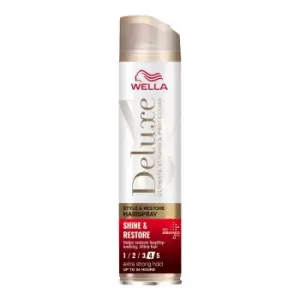 Image of Wella Deluxe Shine & Restore Hairspray
