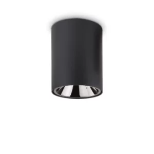 Image of Nitro LED 1 Light Round Surface Mounted Downlight Black