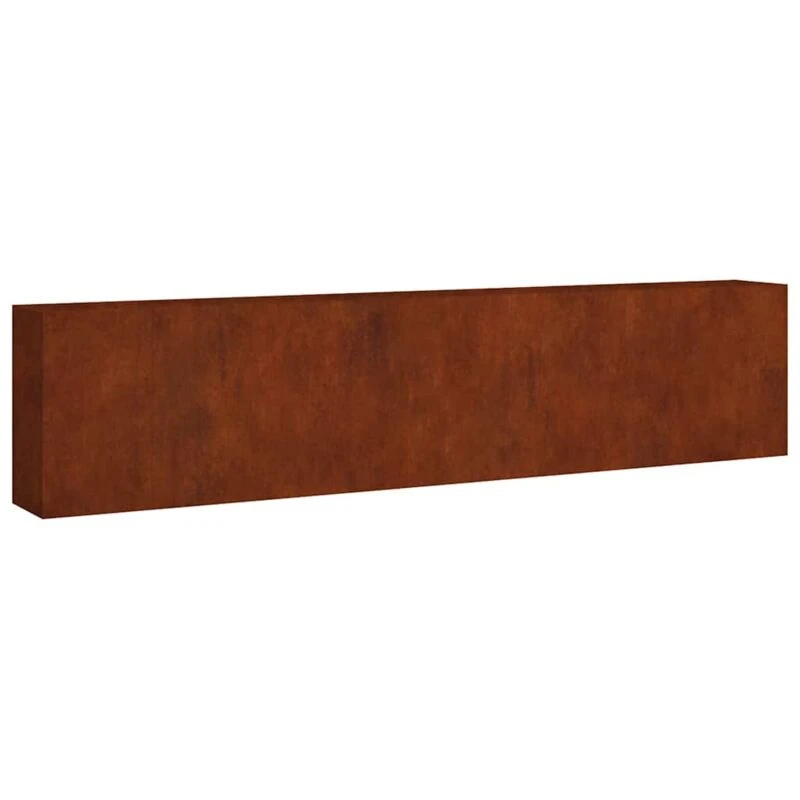 Image of vidaXL Garden Raised Bed 360x40x80cm Corten Steel, Brown 824529