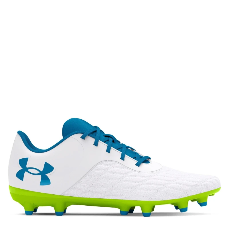 Image of Under Armour Magnetico Select Junior Firm Ground Football Boots - White White 3