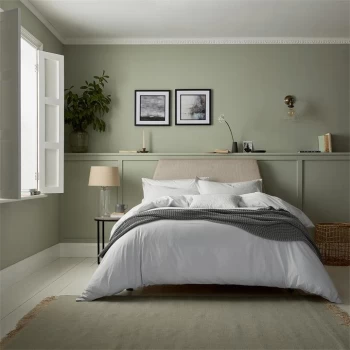 image of Murmur Calm Duvet Cover - CLOUD GREY