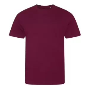 Ecologie Mens Organic Cascades T-Shirt (S) (Burgundy)