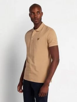 Lyle & Scott Plain Polo Shirt - Sand