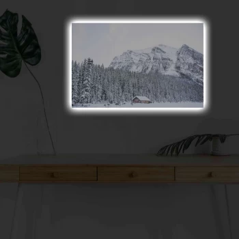 Image of 4570KARDACT - 027 Multicolor Decorative LED Lighted Canvas Painting