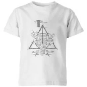 Image of Harry Potter Three Dragons White Kids T-Shirt - White - 11-12 Years