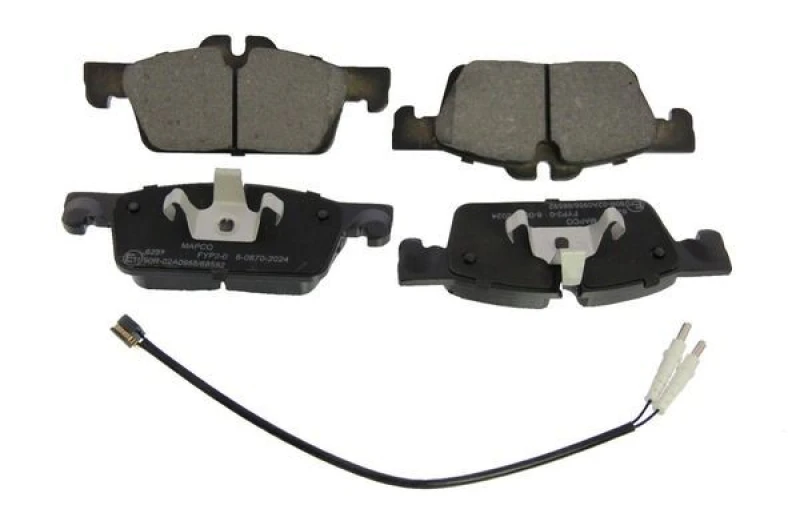Image of Brake pad set MAPCO 6237
