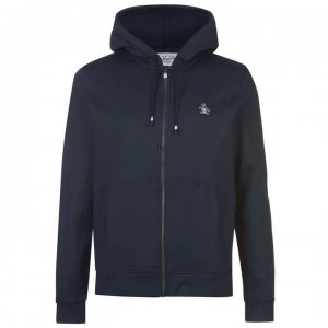 image of Original Penguin Zip Hoodie - Navy 413