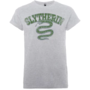 image of Harry Potter Slytherin Mens Grey T-Shirt - L