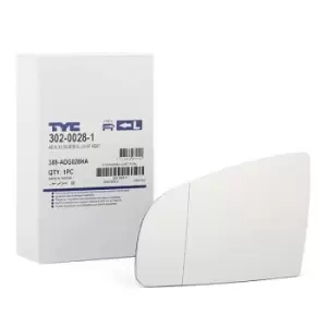 Image of TYC Wing Mirror Glass AUDI 302-0028-1 8E0857535C,8E0857535E
