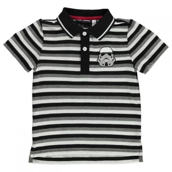 Image of Character Polo Shirt Infant Boys - Black