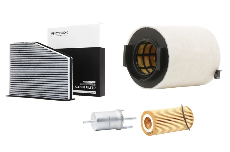 Image of RIDEX 4055F25793 Filter Set with gasket/seal, with pre-filter Filter Set (4055)
