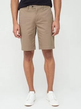 Image of Ted Baker Buenose Chino Shorts - Natural, Size 38, Men
