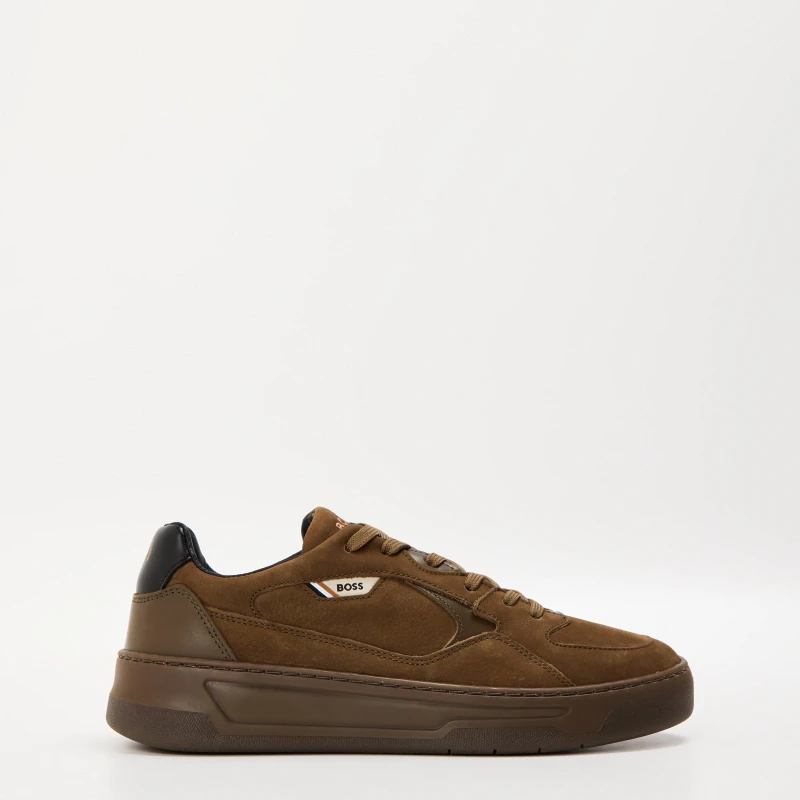 Image of Boss Mens Low-Top Trainers Dark Green male 6 (40)