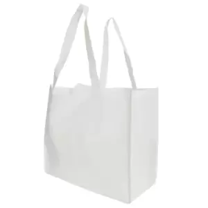 Image of Shugon Lyon Non-Woven Shopper Bag - 23 Litres (One Size) (White)