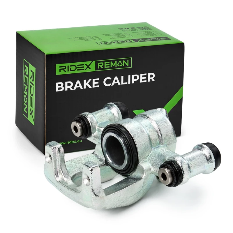 Image of RIDEX REMAN 78B2638R Brake caliper Rear Axle Right Grey Cast Iron Brake Caliper (78)