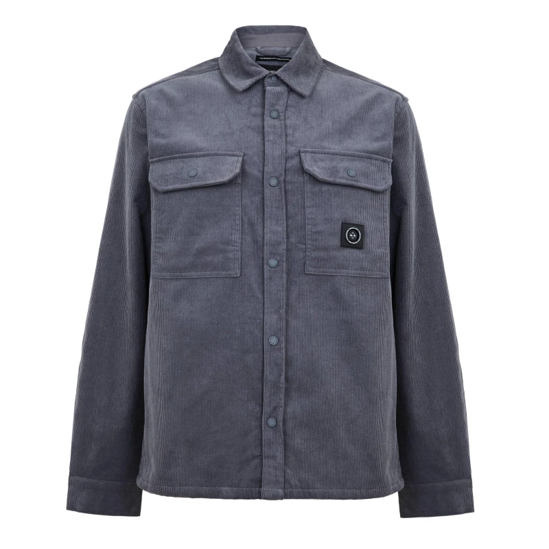 Image of Marshall Artist Mens B Overshirt Charcoal male X Small