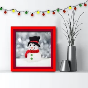 Image of 3030AHSNOEL-004 Multicolor Decorative Framed MDF Painting