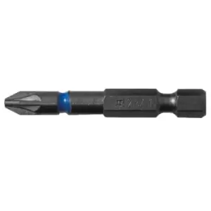 image of C.K Blue Steel Impact Screwdriver Bit 50mm PZ1