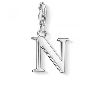 THOMAS SABO Silver Letter N Charm 0188-001-12