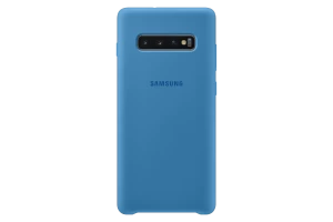 image of Samsung Blue Galaxy S10 Soft Touch Cover