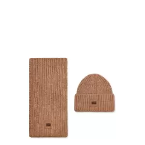 Image of Ugg Beanie Set - Brown