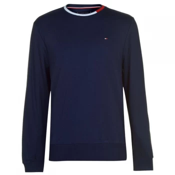 Image of Tommy Bodywear Logo Tip Sweater - Navy 416