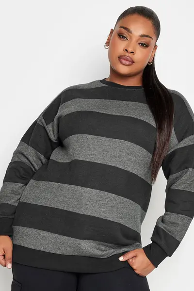 Image of Yours Long Sleeve Sweatshirt Black