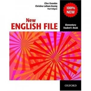 Image of New English File Elementary Students Book by Clive Oxenden Paperback