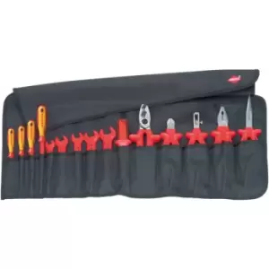 Image of Knipex 98 99 13 Tool Roll 15 Parts