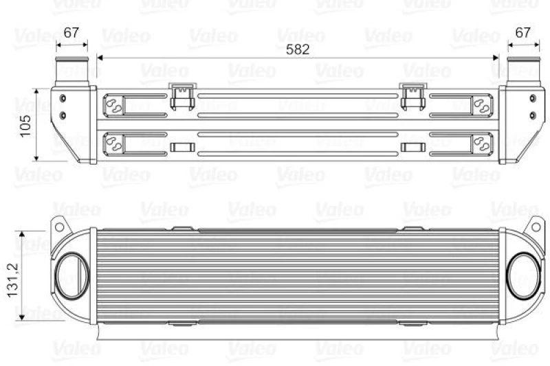 Image of Intercooler VALEO 818359