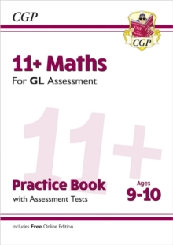 Image of 11+ GL Maths Practice Book & Assessment Tests - Ages 9-10 (with Online Edition) Multiple-component retail product, part(s) enclose