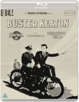 image of Buster Keaton 3 Films Sherlock Jr The General Steamboat Bill Jr. Bluray