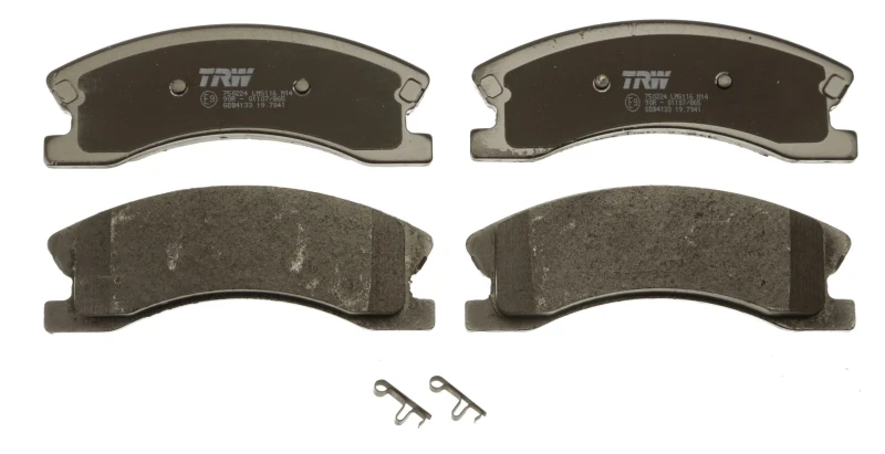 Image of TRW GDB4133 Brake pad set with acoustic wear warning, with accessories Brake Pad Set,disc brake (402)